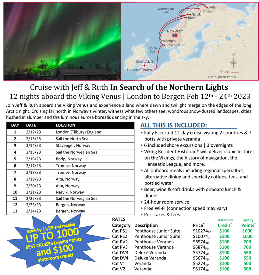Viking In Search of the Northern Lights Best Cruises & Tours