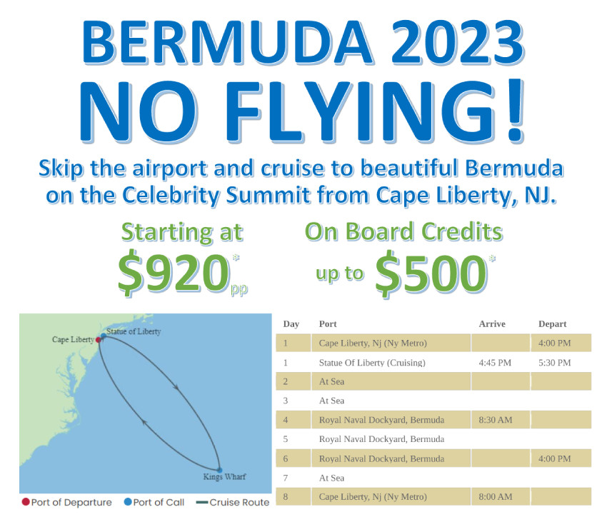cruises to bermuda 2023 from florida