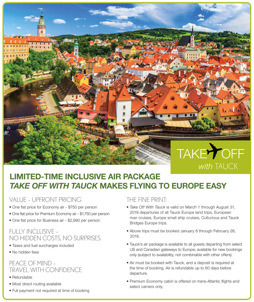 Tauck Tours & Cruises Take Off To Europe Best Cruises & Tours