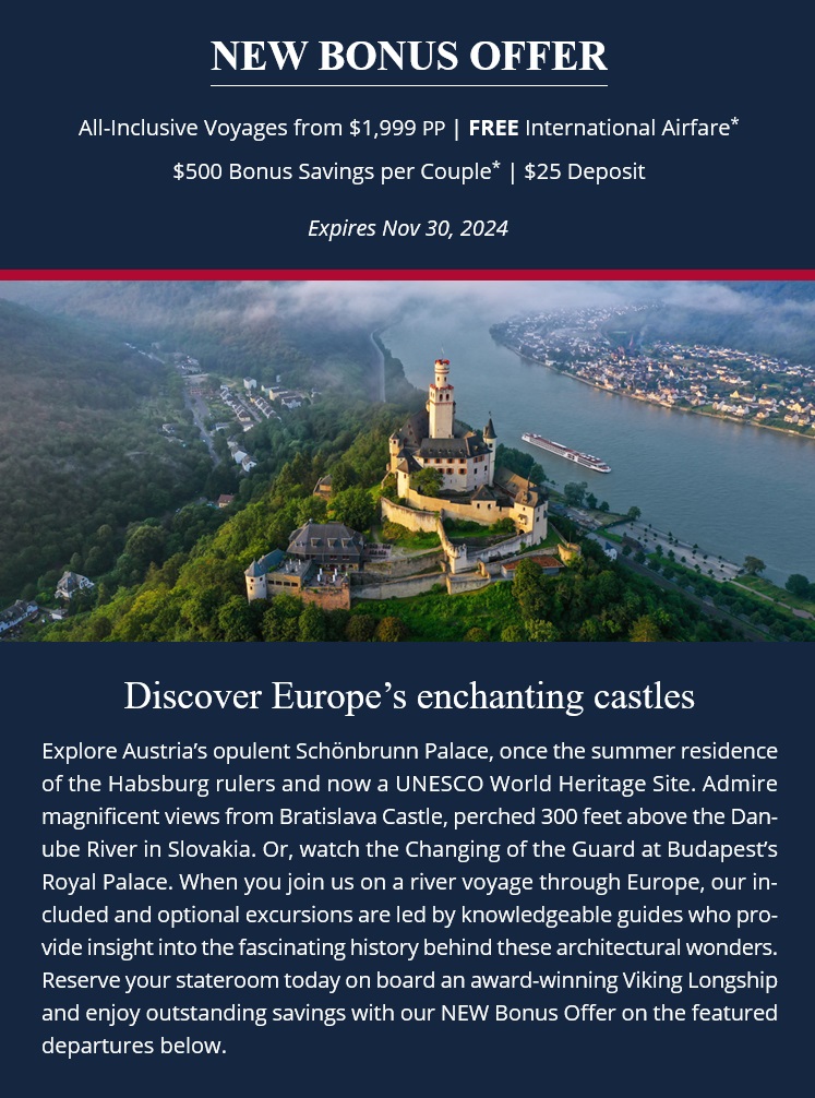 Viking: Discover Europe's Enchanting Castles