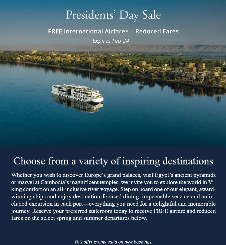 Viking: Presidents' Day Sale