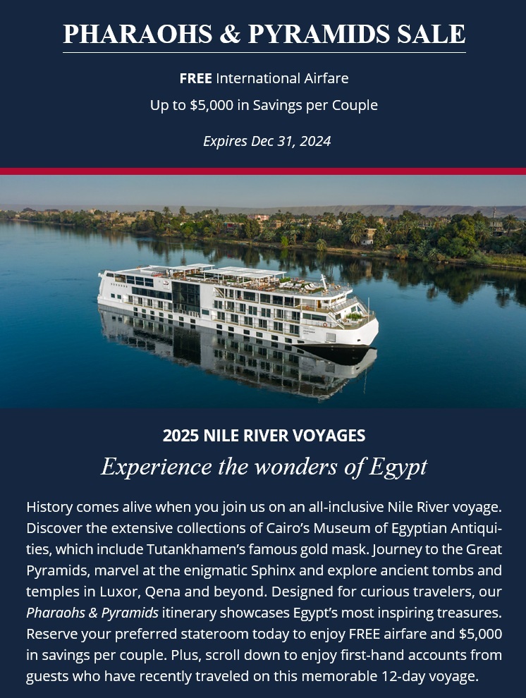 Viking: Sail The Legendary Nile River